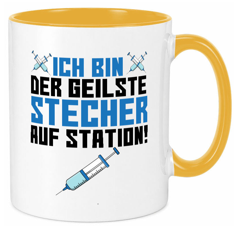 Ich bin der geilste Stecher | Pfleger Arzt Spritze lustig Humor Geschenkidee