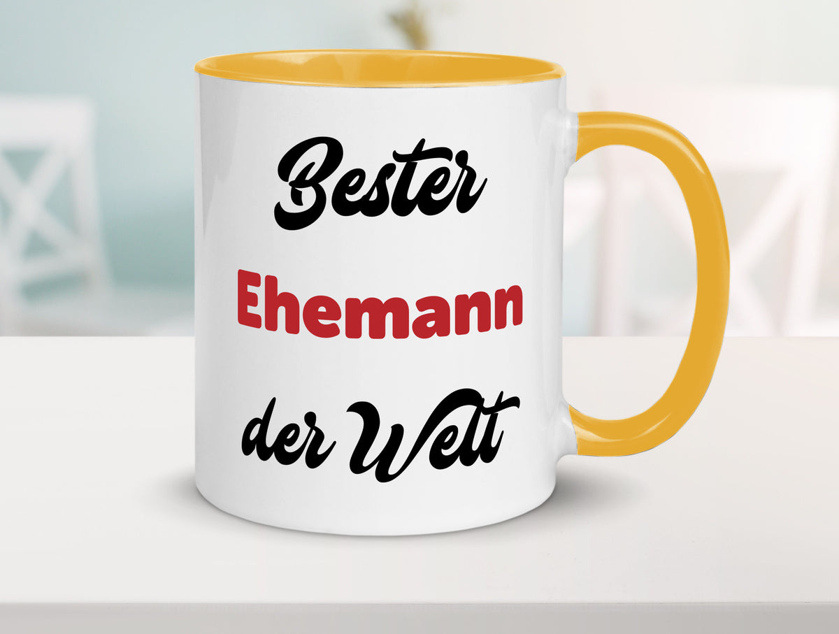 Bester Ehemann der Welt | Ehepaar Geschenkidee Humor Tasse