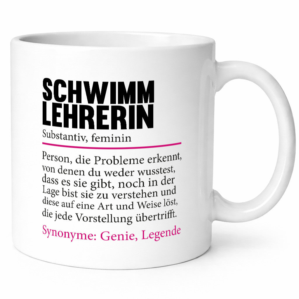 Schwimmlehrerin | schwimmen Lehrer Sport Spruch v2 Geschenk Humor Geschenkidee