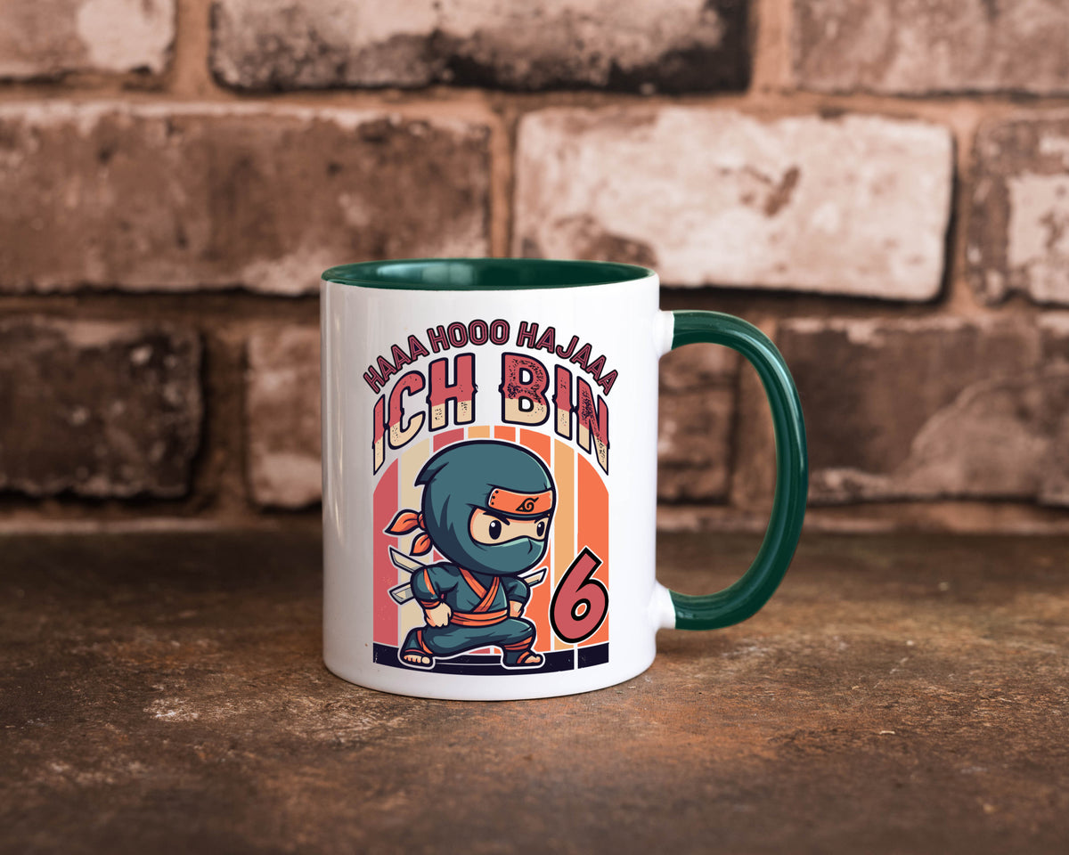 6. Geburtstag | Ninja Junge 6 Jahre Humor Geschenkidee Tasse