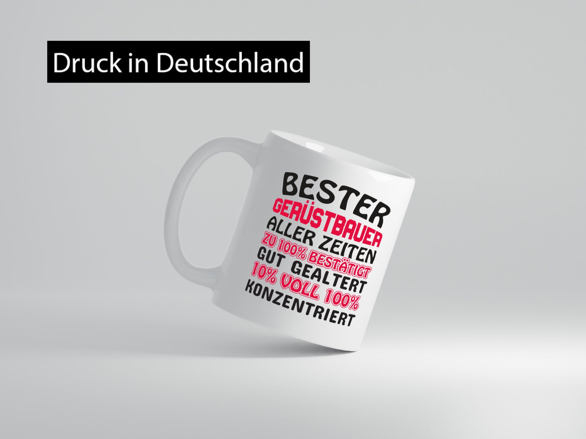 Bester Gerüstbau | Tasse Baustelle Humor Geschenkidee