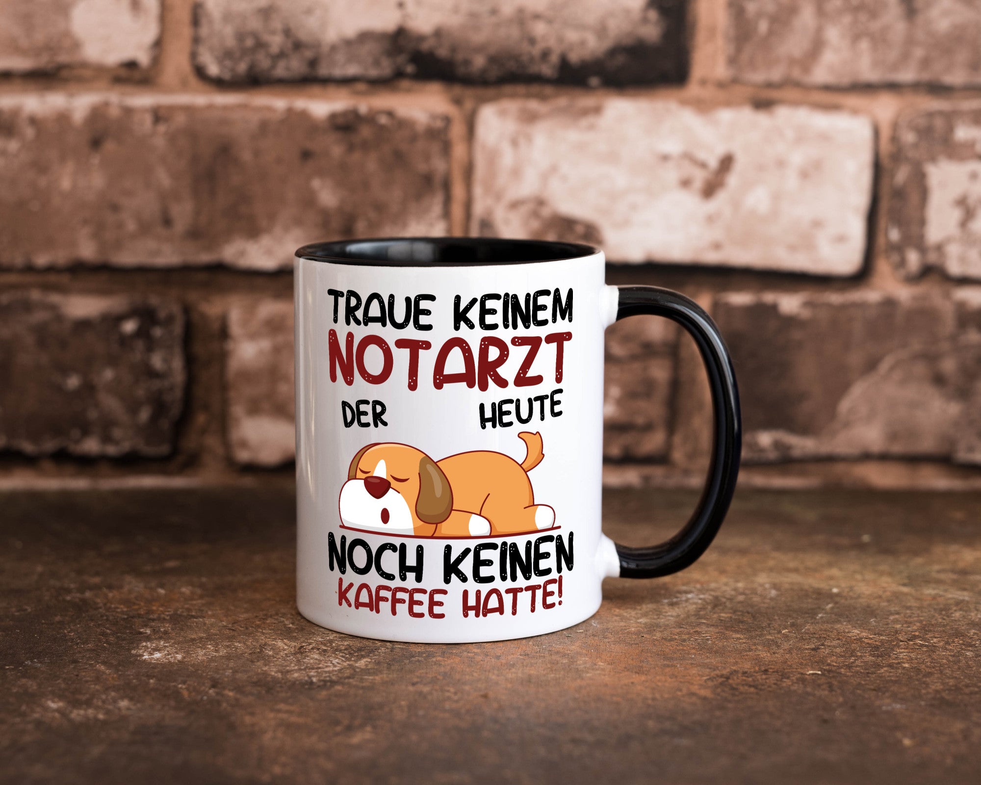 Traue keinem Notarzt | Arzt Geschenk Humor Geschenkidee lustiger Spruch Tasse