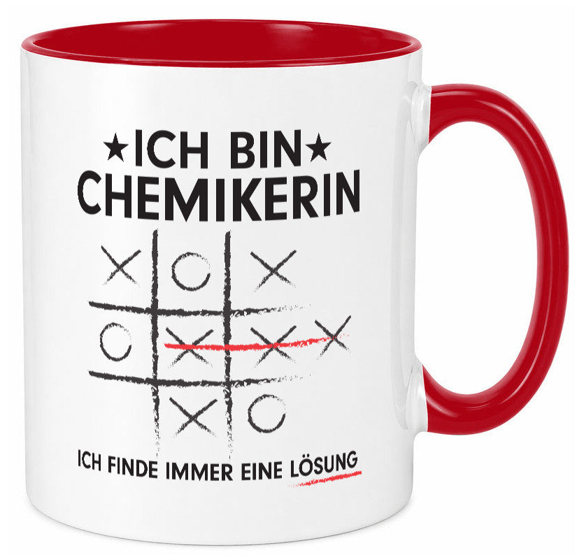 Lösung finden: Chemikerin | Chemie Labor v2 Humor Geschenkidee Tasse