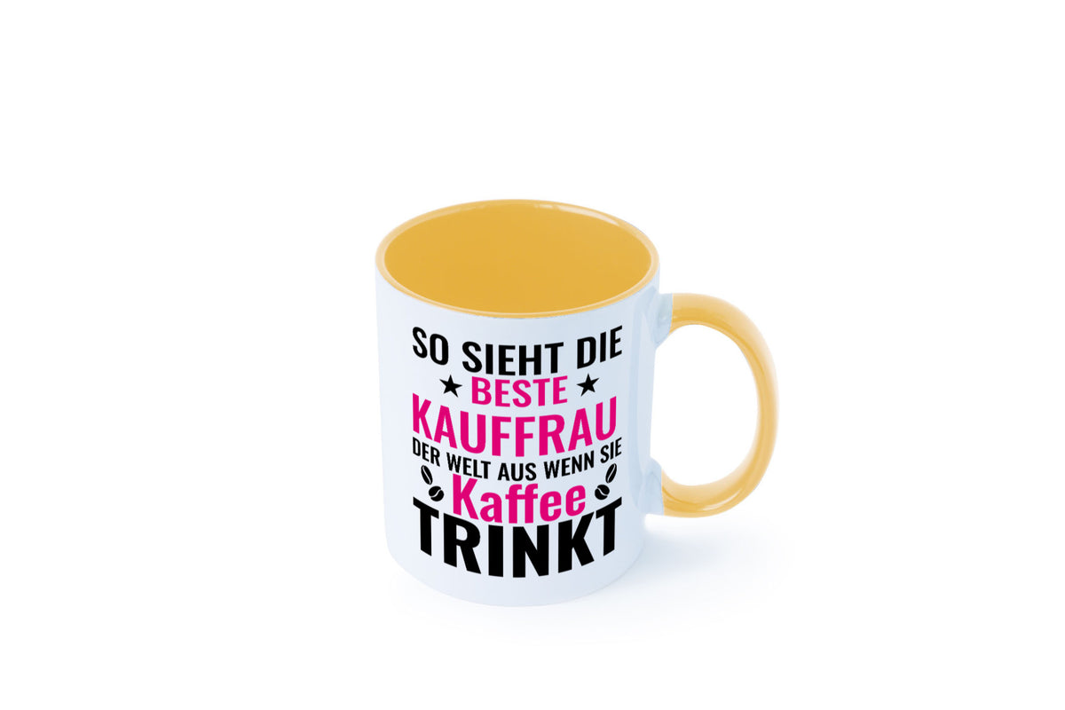Kaffee trinkt: Kauffrau | Kauffrauen lustiger Spruch Geschenk Humor Tasse