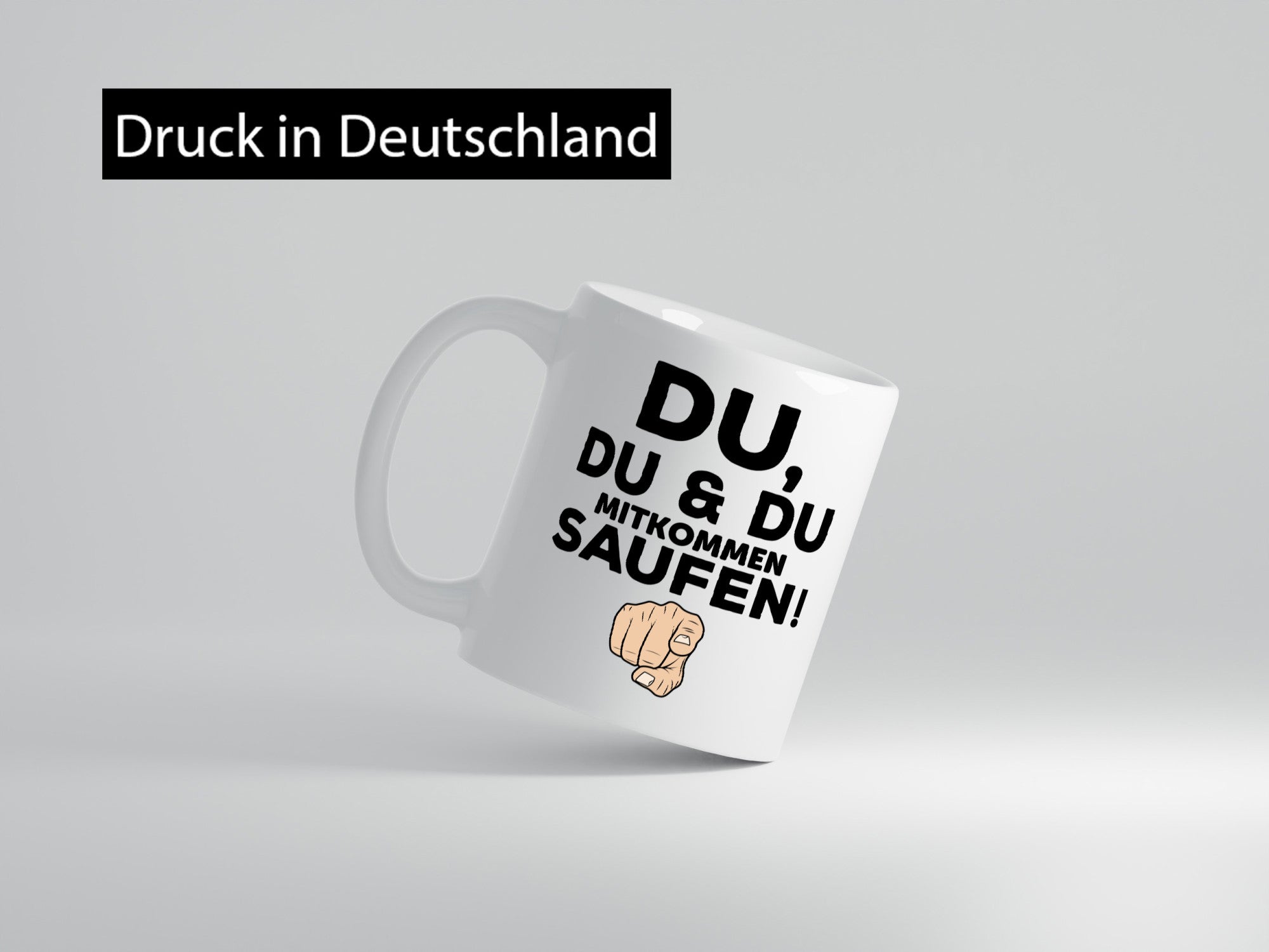 Du mitkommen Trinken | Party Freunde Geschenkidee Humor Tasse