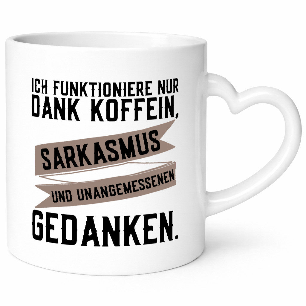 Ich funktioniere | lustiger Spruch Koffein Sarkasmus Humor Geschenkidee Tasse