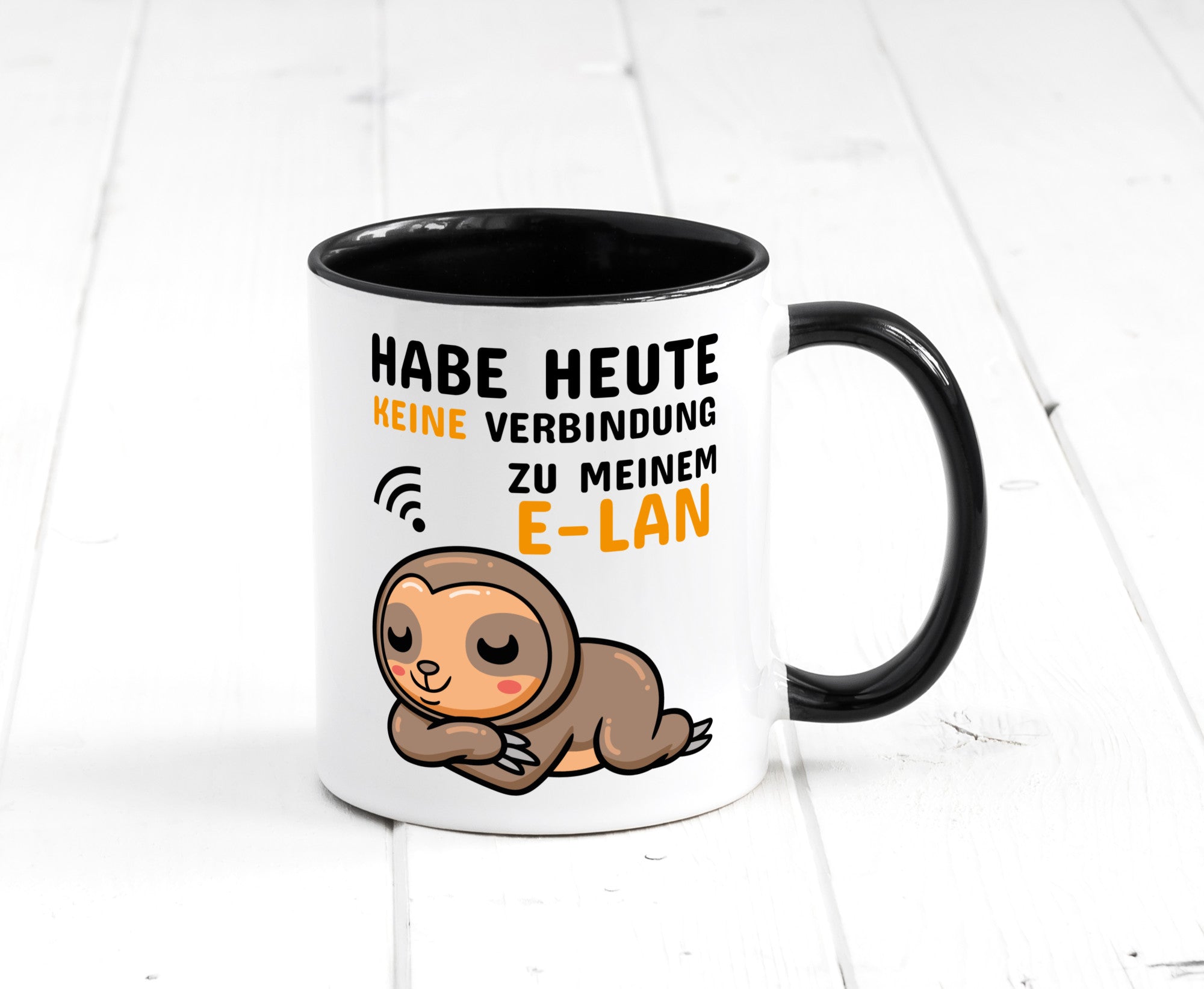 Keine Verbindung lustig Humor Geschenkidee Geschenk Tasse