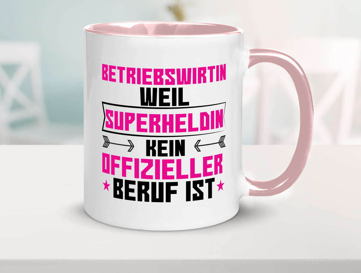 Superheldin Betriebswirtin | Betriebswirtschaft Geschenkidee Humor Tasse