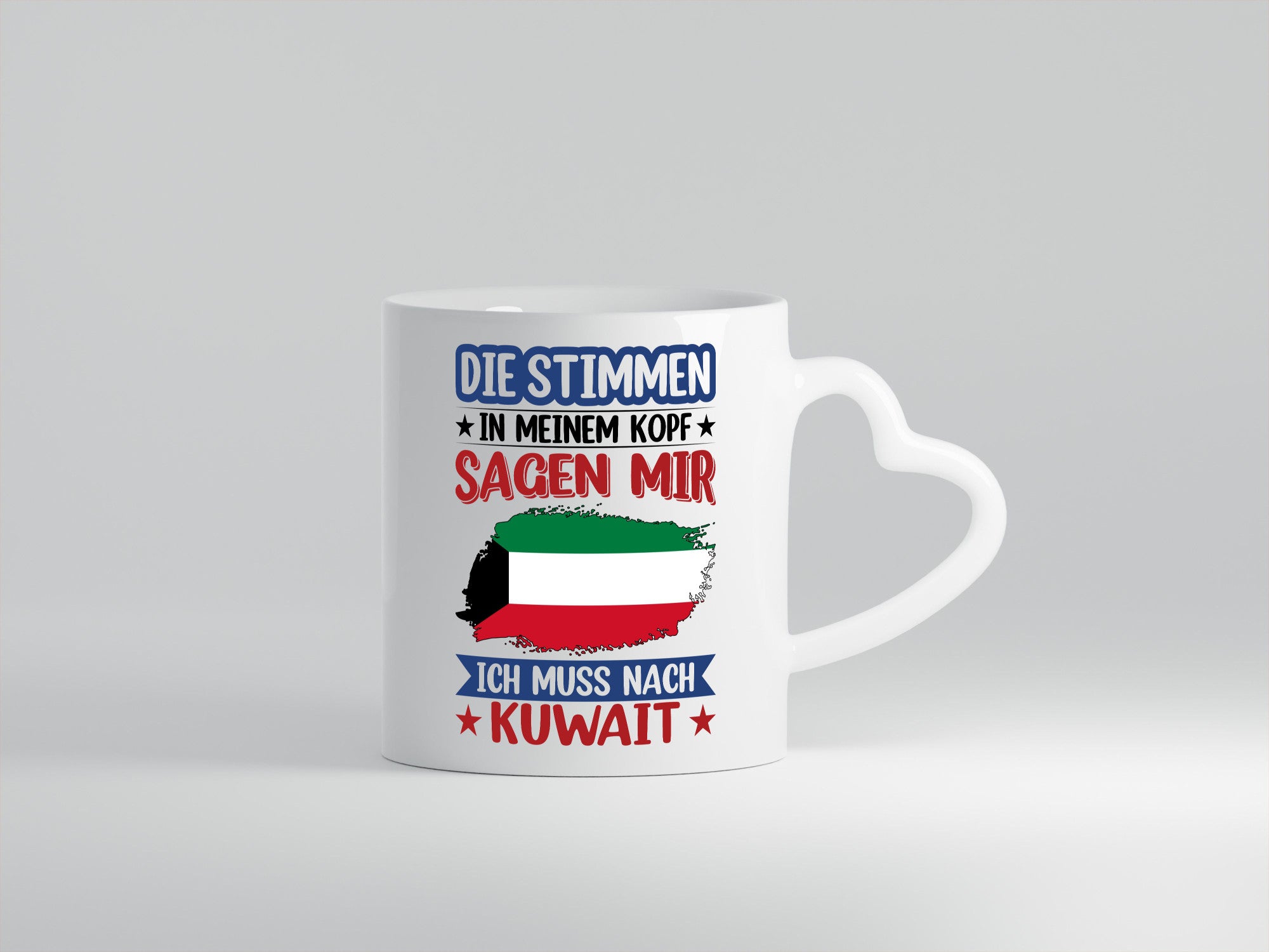 Kuwait | Urlaub Stimmen in meinem Kopf Traumland Geschenkidee Humor Tasse