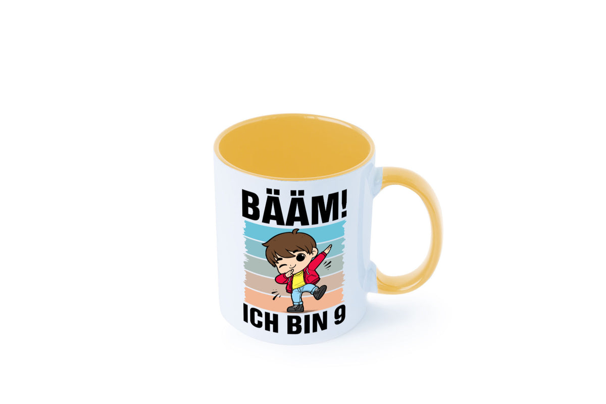 9. Geburtstag | Ich bin 9 Jahre Bäääm Dabbing Kind lustig Geschenkidee Geschenk Tasse