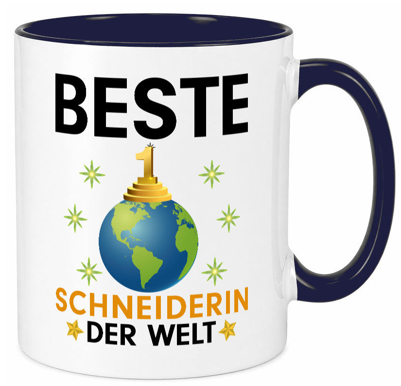 Welt Beste Schneiderin | Beruf Schneiderei lustiger Spruch Geschenk Arbeit Tasse