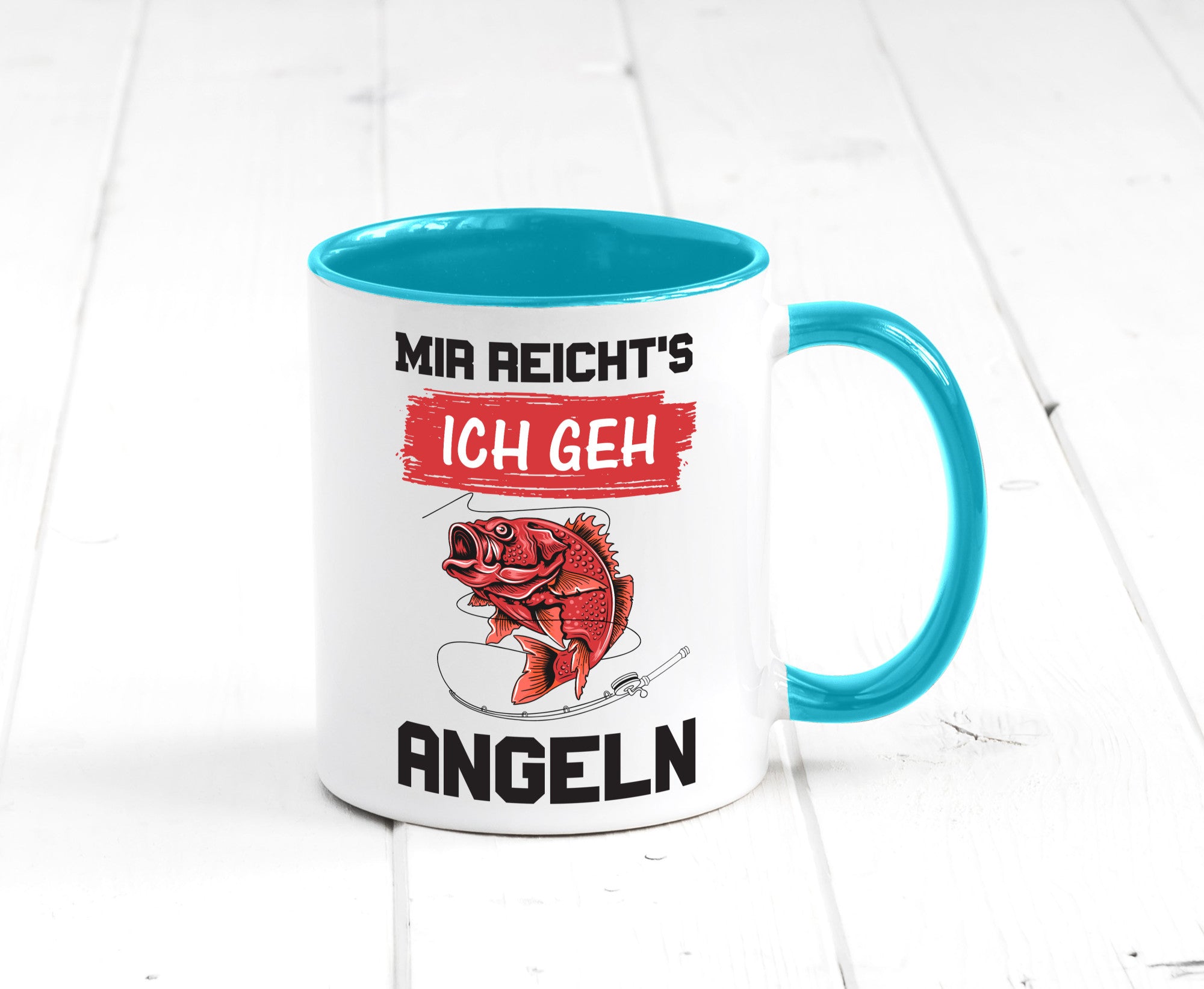Ich geh angeln | Angler Tasse Fisch Fischer Humor lustig Geschenkidee Geschenk