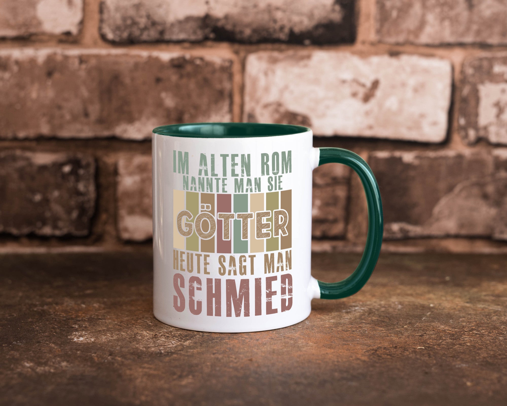 Heute sagt man: Schmied | schmieden lustig Humor Geschenkidee Geschenk Tasse