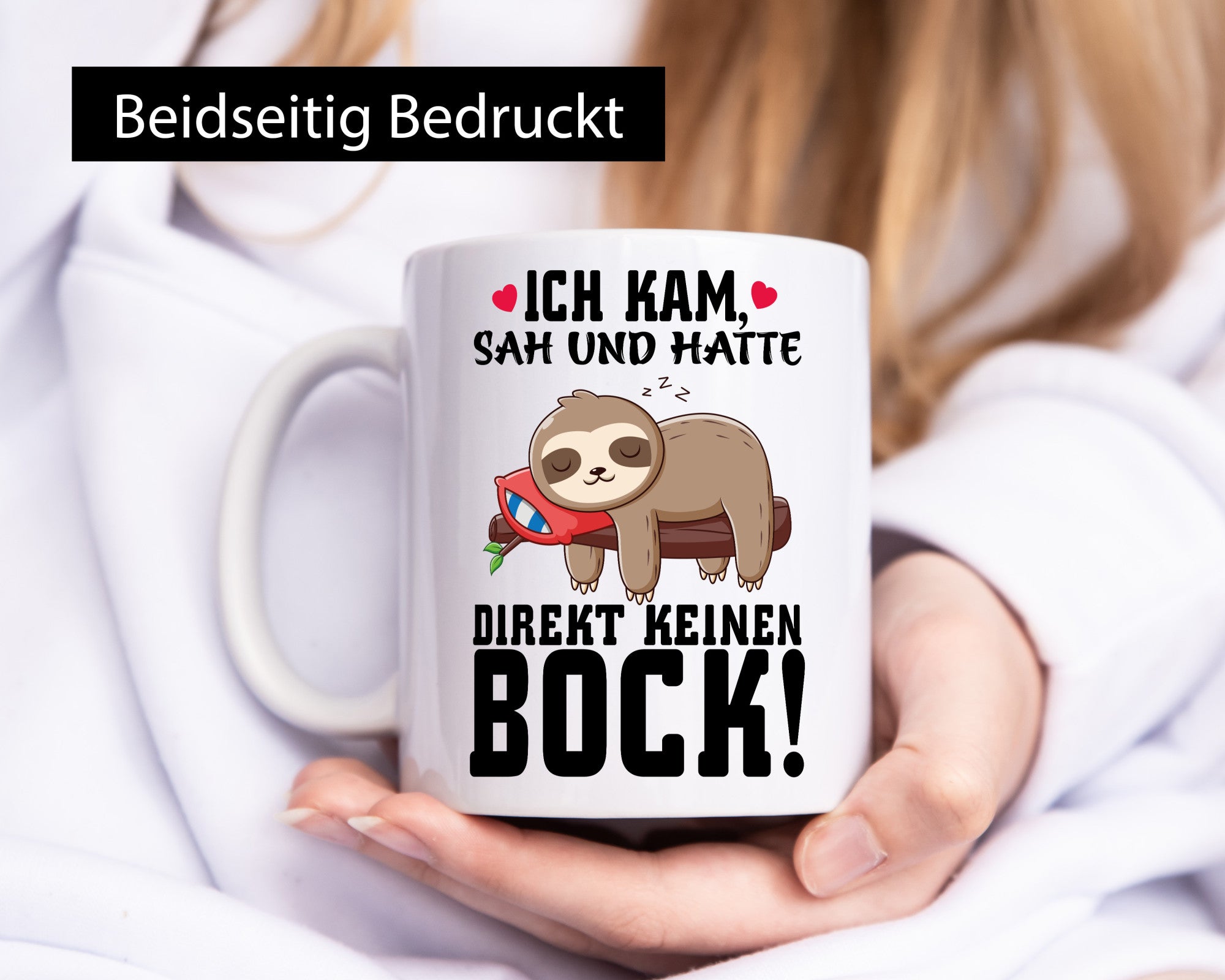 Ich habe kein Bock Geschenk Humor Geschenkidee lustiger Spruch Tasse