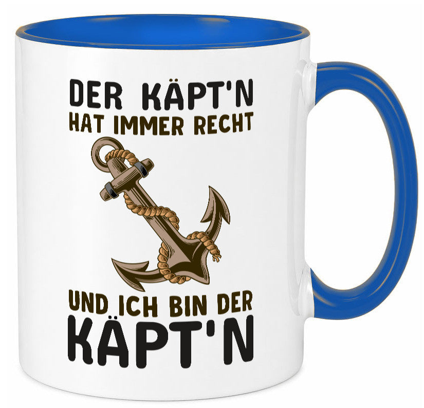 Der Kapitän | Käpt?n Tasse Schifffahrer Boot lustig Humor Geschenkidee Geschenk
