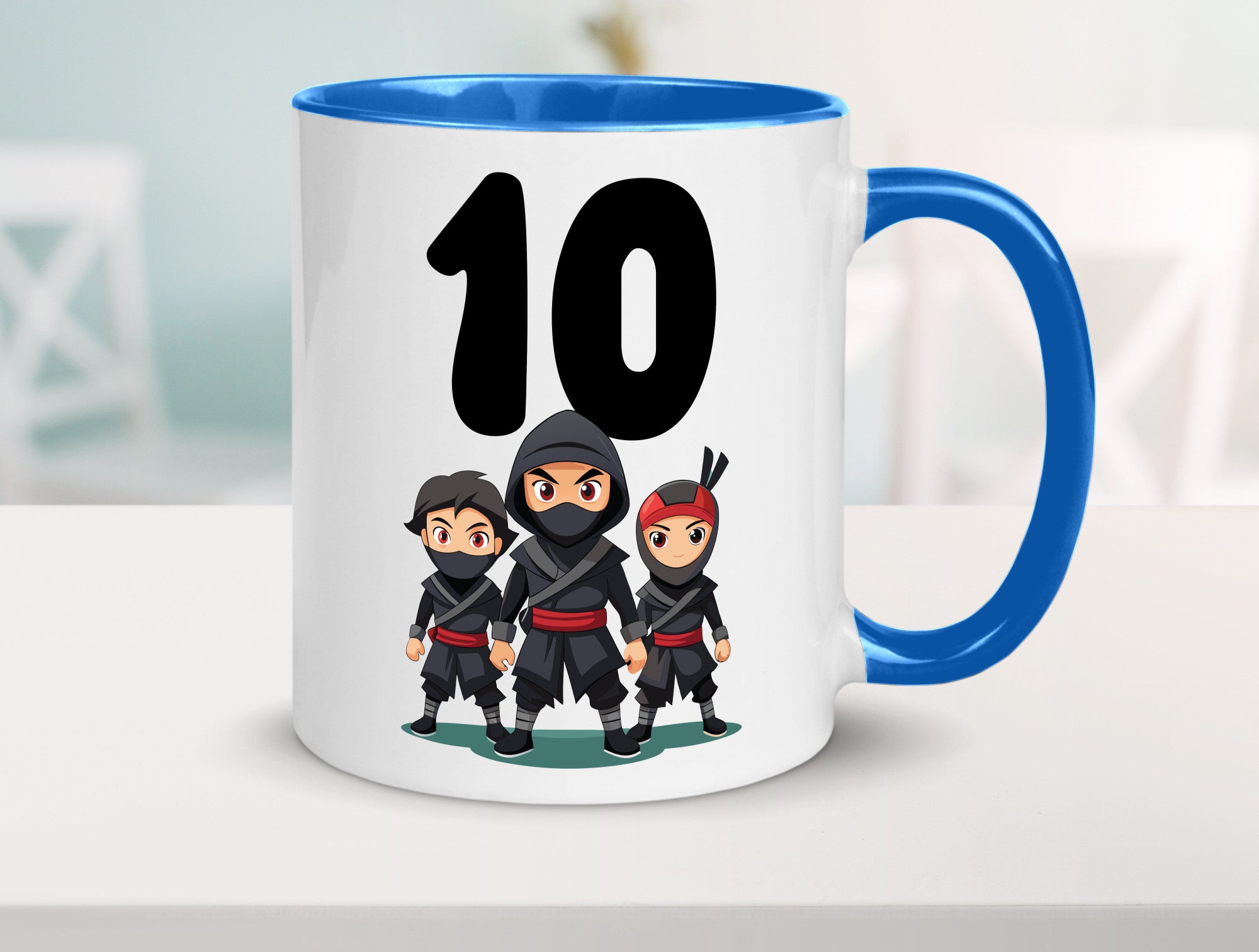 10. Geburtstag | 10 Jahre Ninja Humor Geschenkidee Tasse