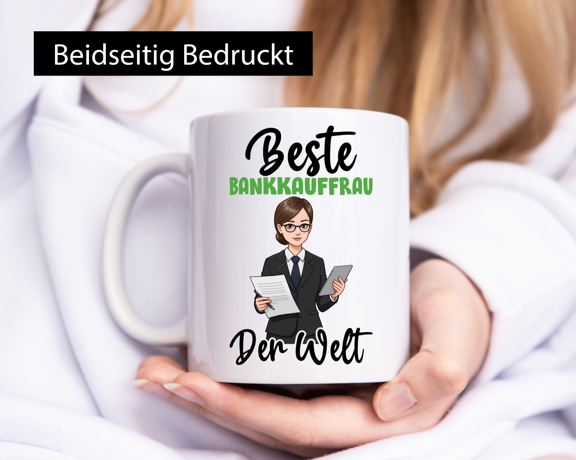 Beste Bankkauffrau | Kauffrau Bank Kaufleute v2 Humor Geschenkidee Tasse