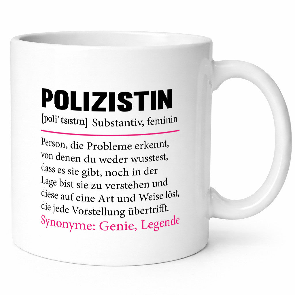 Polizistin | Spruch Beruf Polizei| lustig v2 Geschenk Arbeit Kollegen Büro