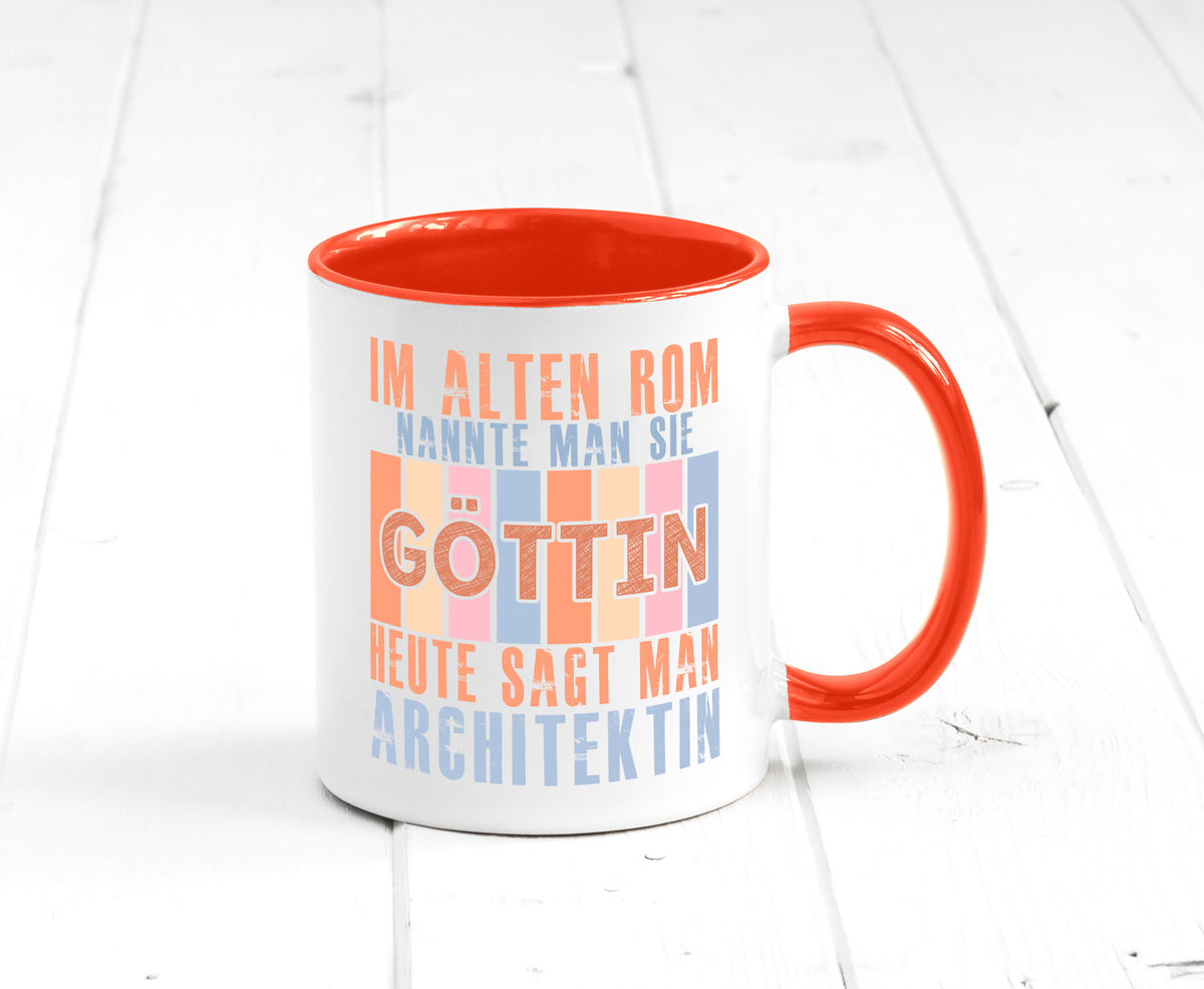 Heute sagt man: Architektin | Architektur Büro lustiger Spruch Geschenk Arbeit Tasse
