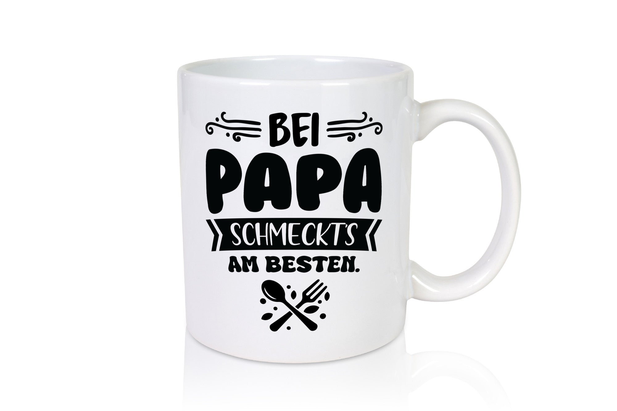 Bei papa Schmeckts am Besten | Koch lustiger Spruch Geschenk Humor Geschenkidee