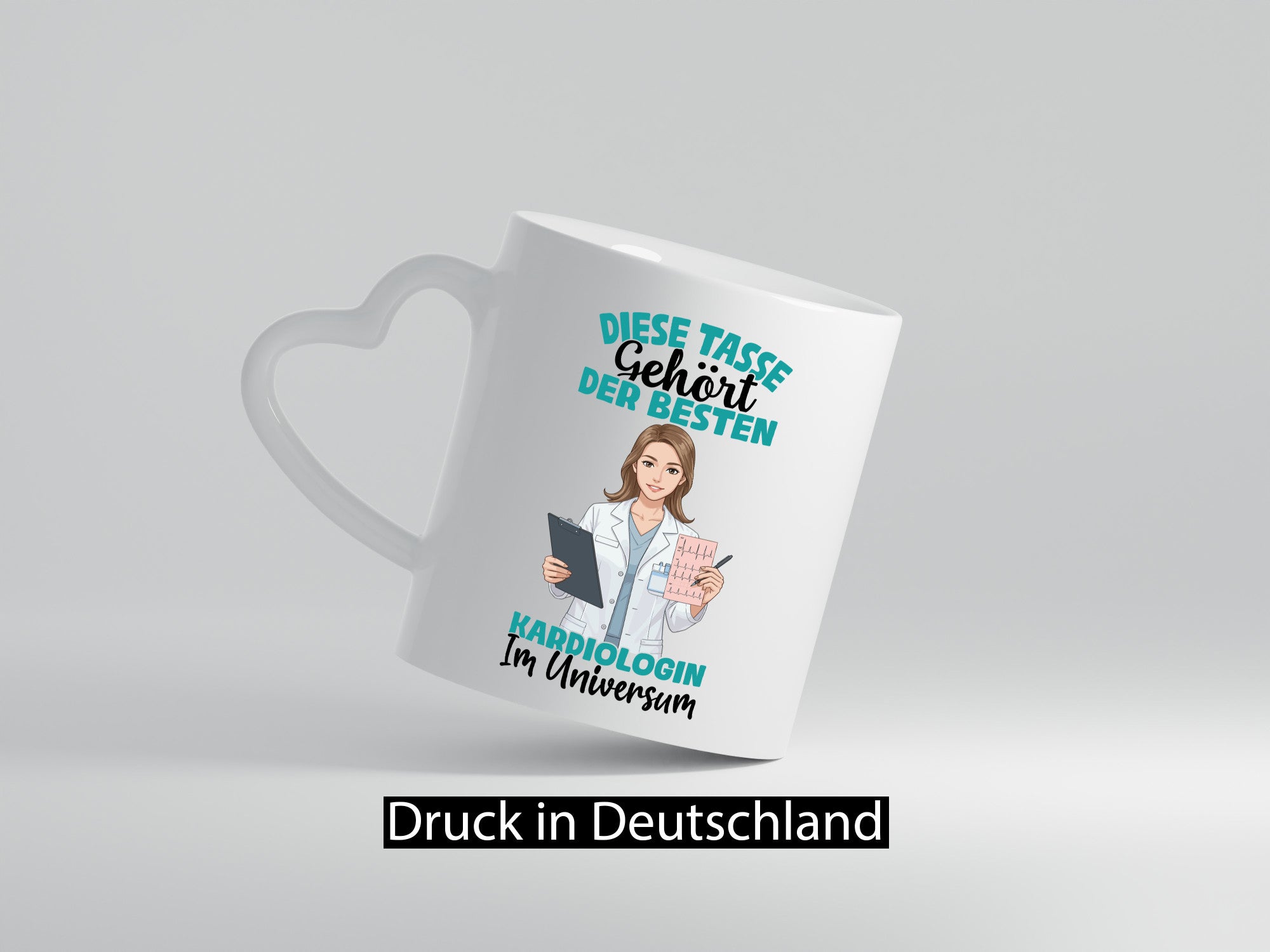 Im Universum: Kardiologin | Kardiologie Geschenkidee Humor Tasse