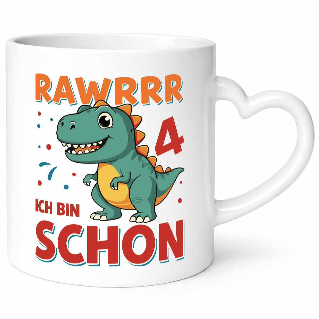 4. Geburtstag | 4 Jahre Raw ich bin schon T-Rex lustiger Spruch Geschenk