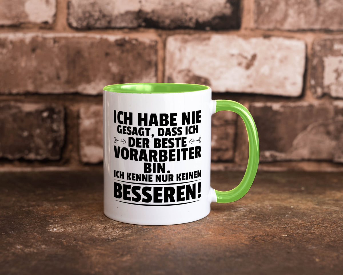 Der Beste Vorarbeiter | Kollege Teamleiter Humor Arbeit Kollegen Büro Tasse