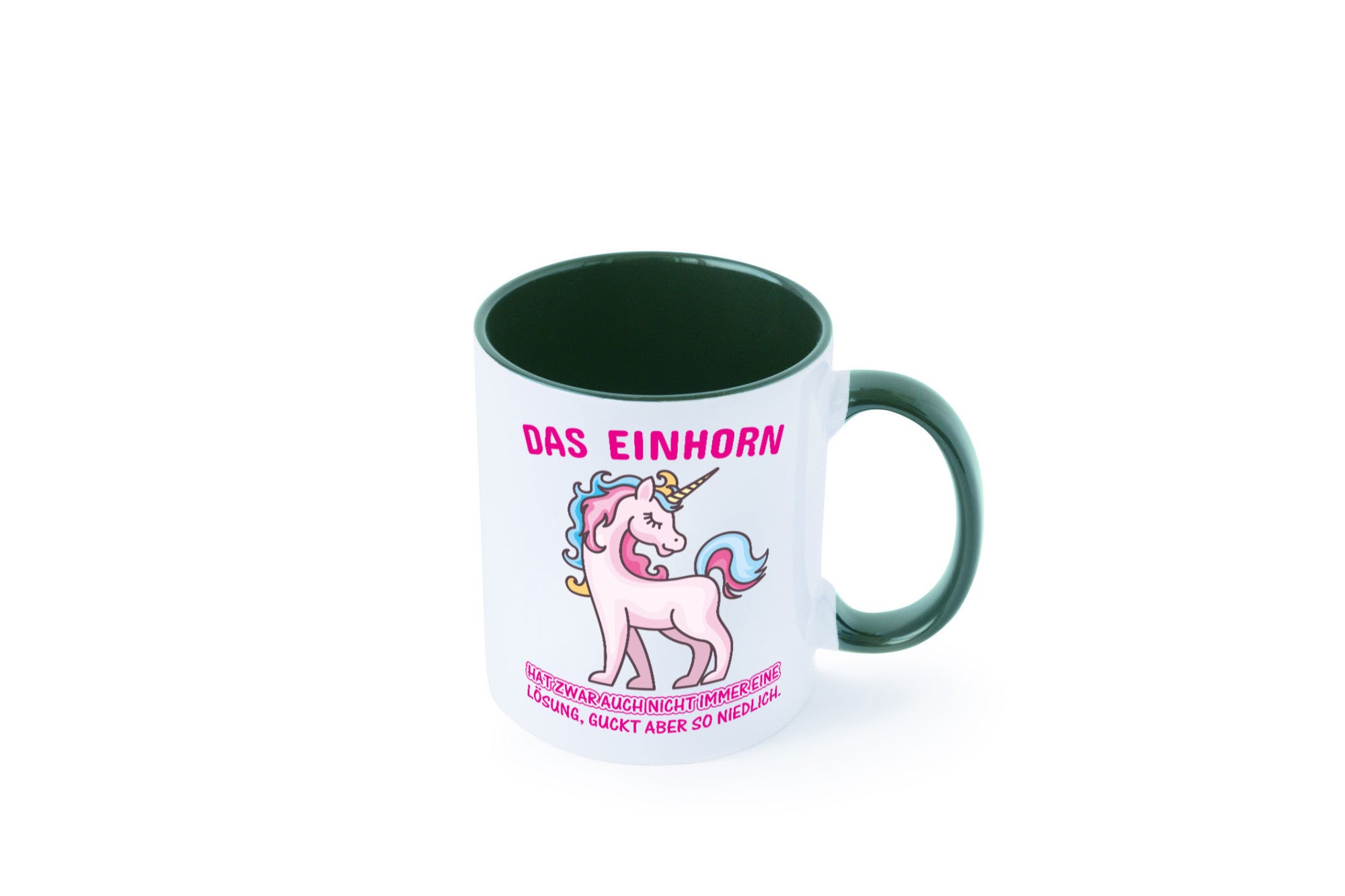Niedliches Einhorn | lustige Tasse Frauen Mädchen lustiger Spruch Geschenk