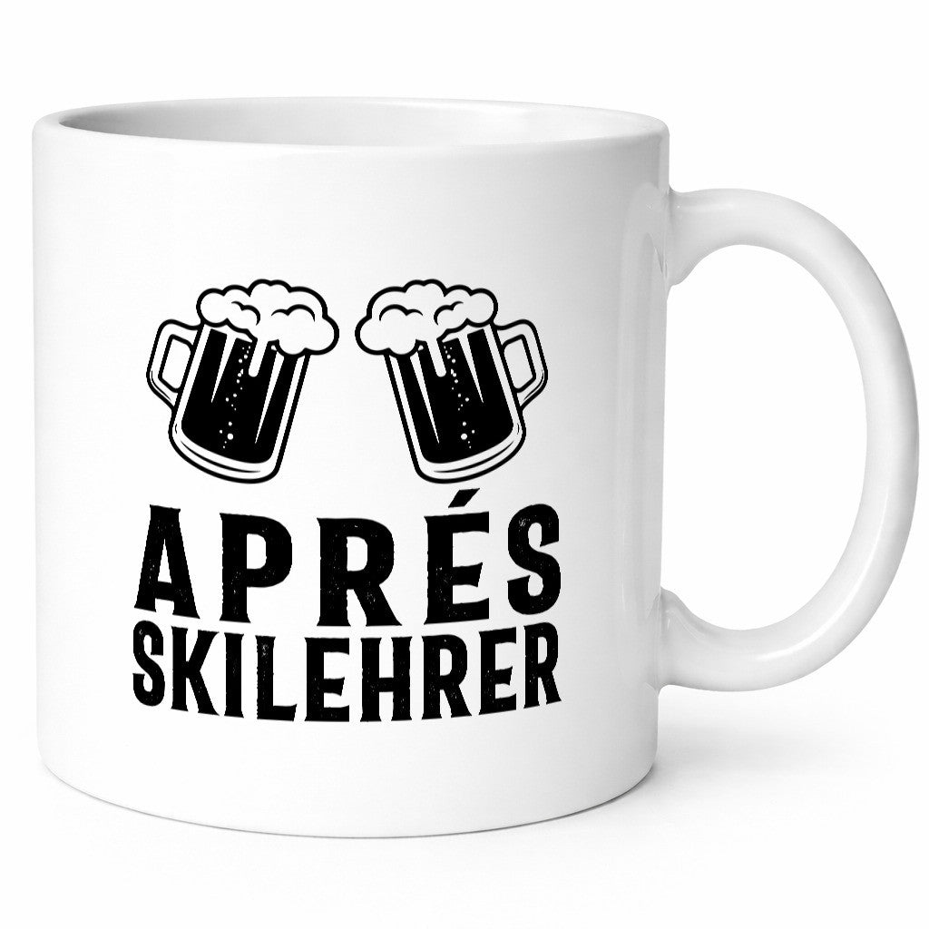 Apres Skilehrer | Biergläser Geschenkidee Humor Tasse