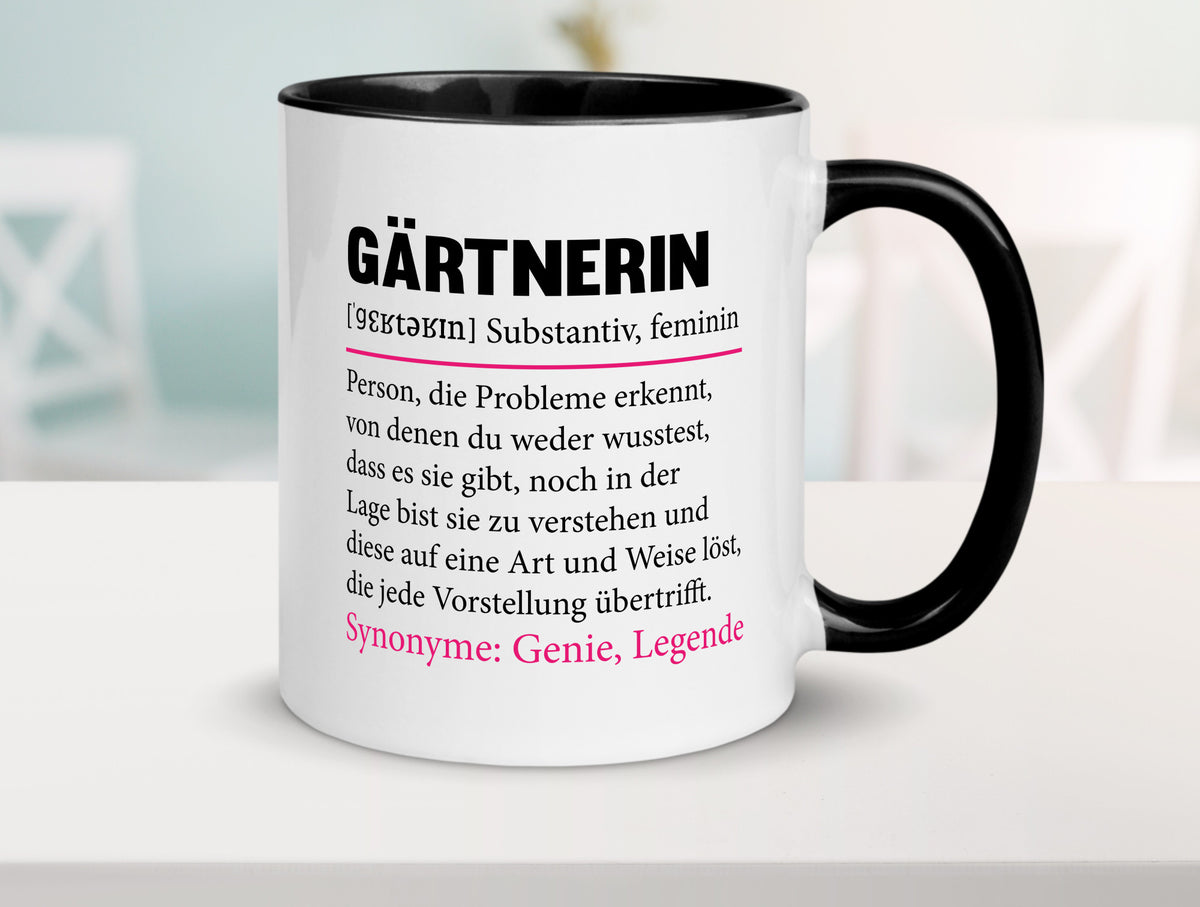Gärtnerin | lustig Gartenbau Beruf Spruch Geschenk Arbeit Kollegen Büro Tasse