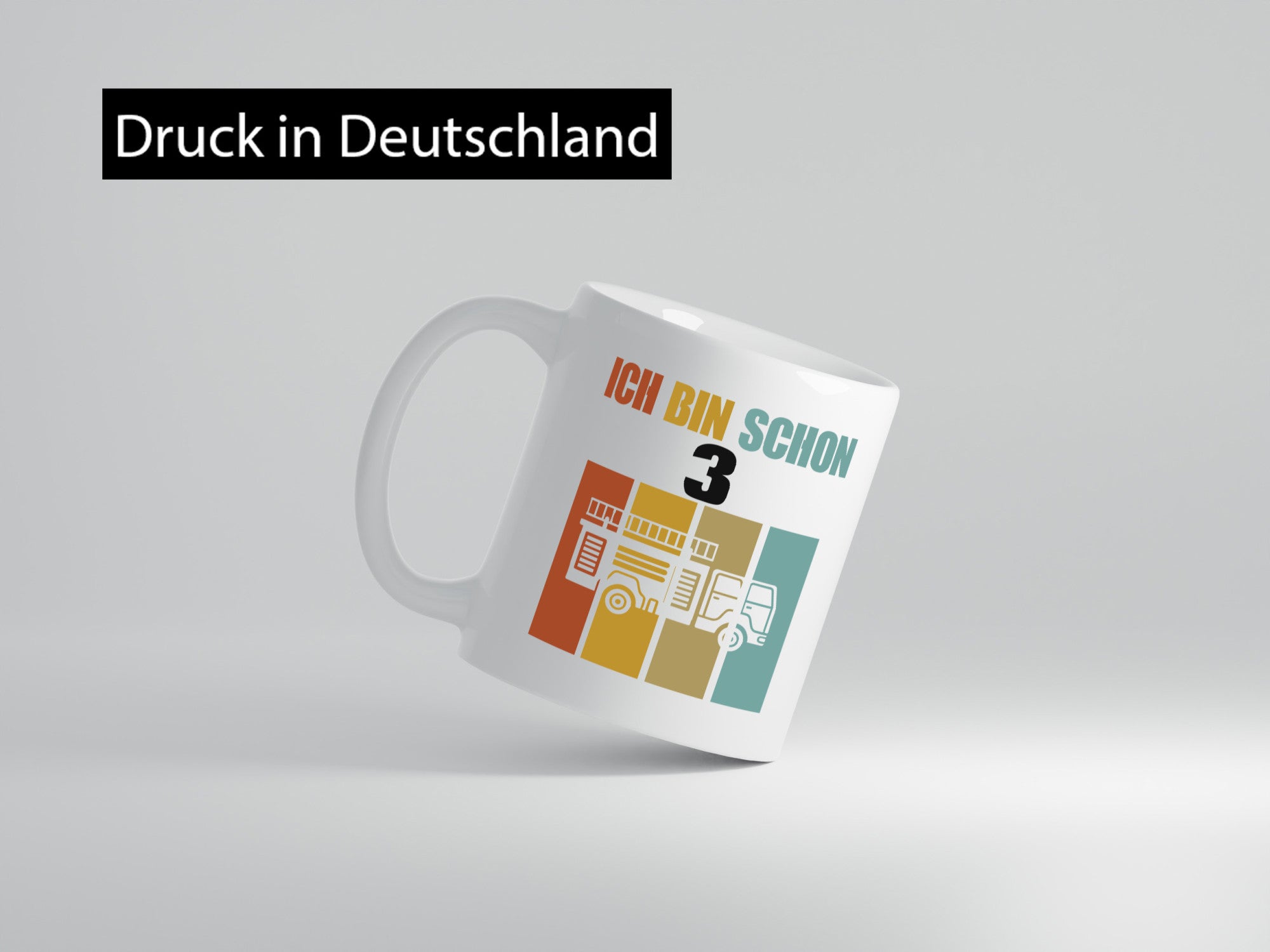 Ich bin schon 3 | 3. Geburtstag Kind Jähriger lustig Geschenkidee Geschenk Tasse