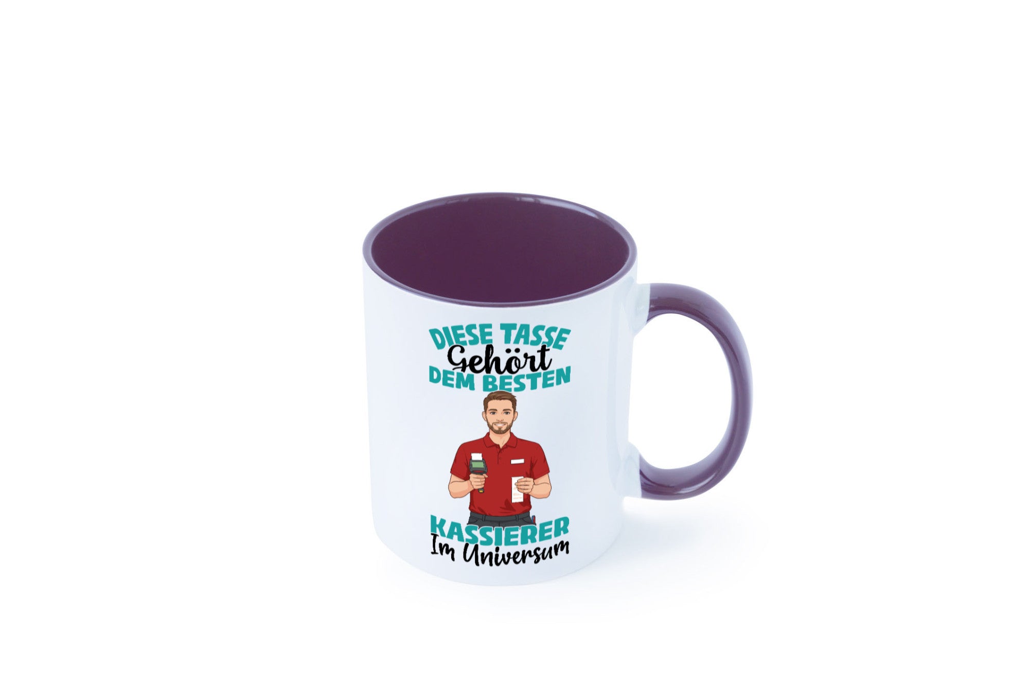 Im Universum: Kassierer Geschenk Humor Geschenkidee lustiger Spruch Tasse