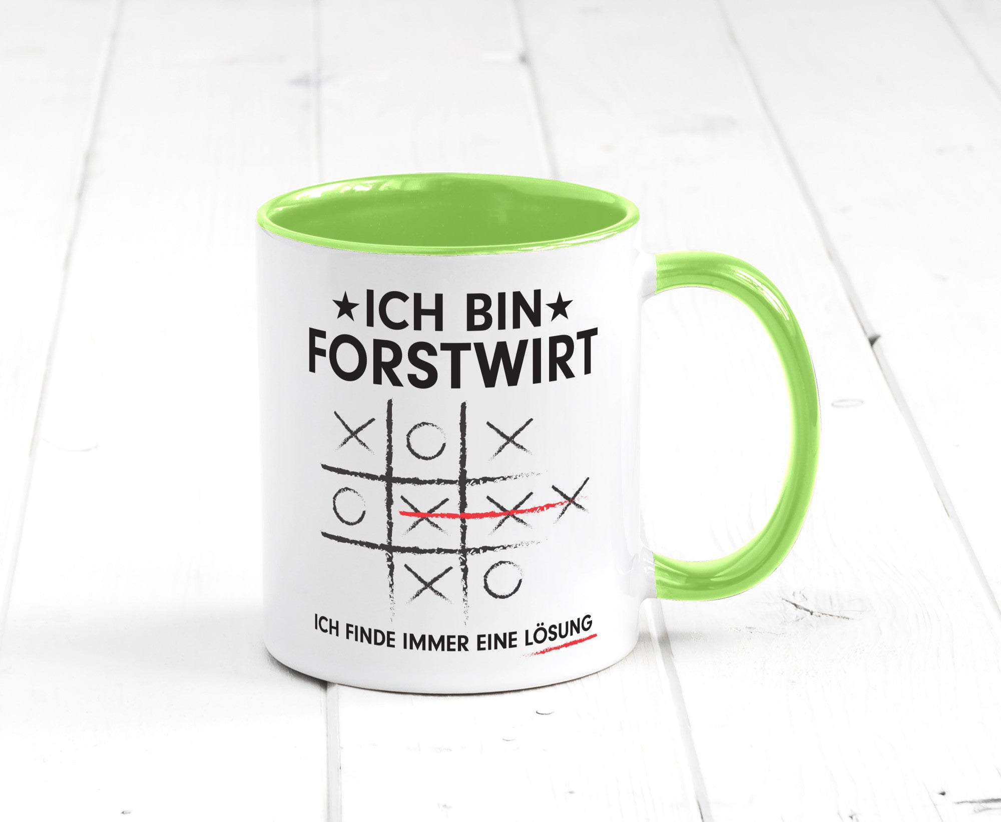 Lösung finden: Forstwirt | Waldarbeiter v2 Geschenkidee Arbeit Kollegen Büro
