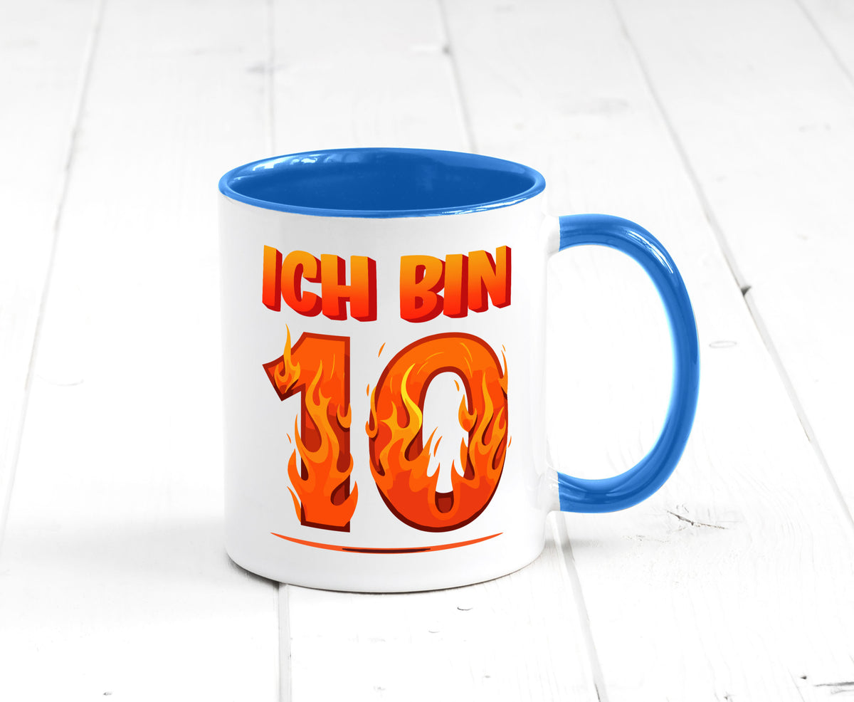10. Geburtstag | 10 Jahre Drache lustiger Spruch Geschenk Geschenkidee Tasse