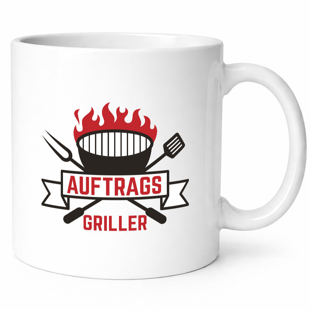 Auftragsgriller | Grillmeister Sommer Humor Geschenkidee Tasse