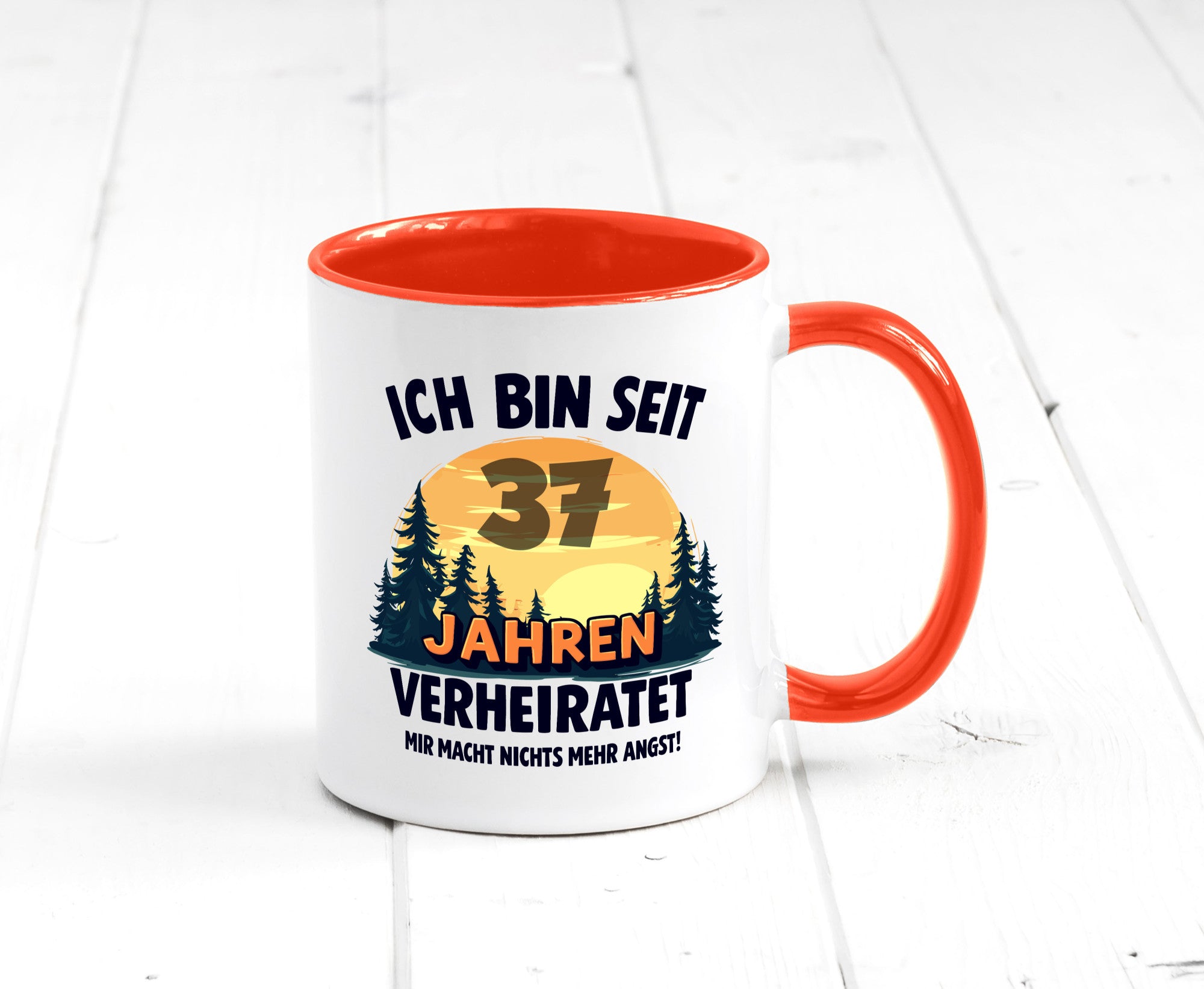 Ich bin Verheiratet | 37. Hochzeitstag Ehepaar v2 lustiger Spruch Geschenk