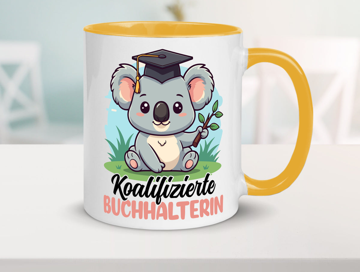 Koalifizierte Buchhalterin | Buchhaltung Humor Geschenk Geschenkidee lustiger Tasse