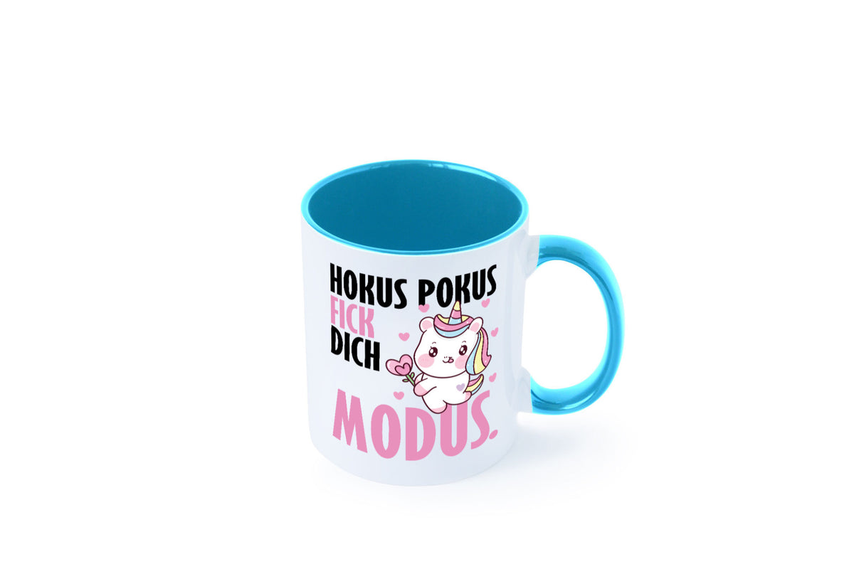 Hokus Pokus lustiger Spruch Geschenk Humor Geschenkidee Tasse