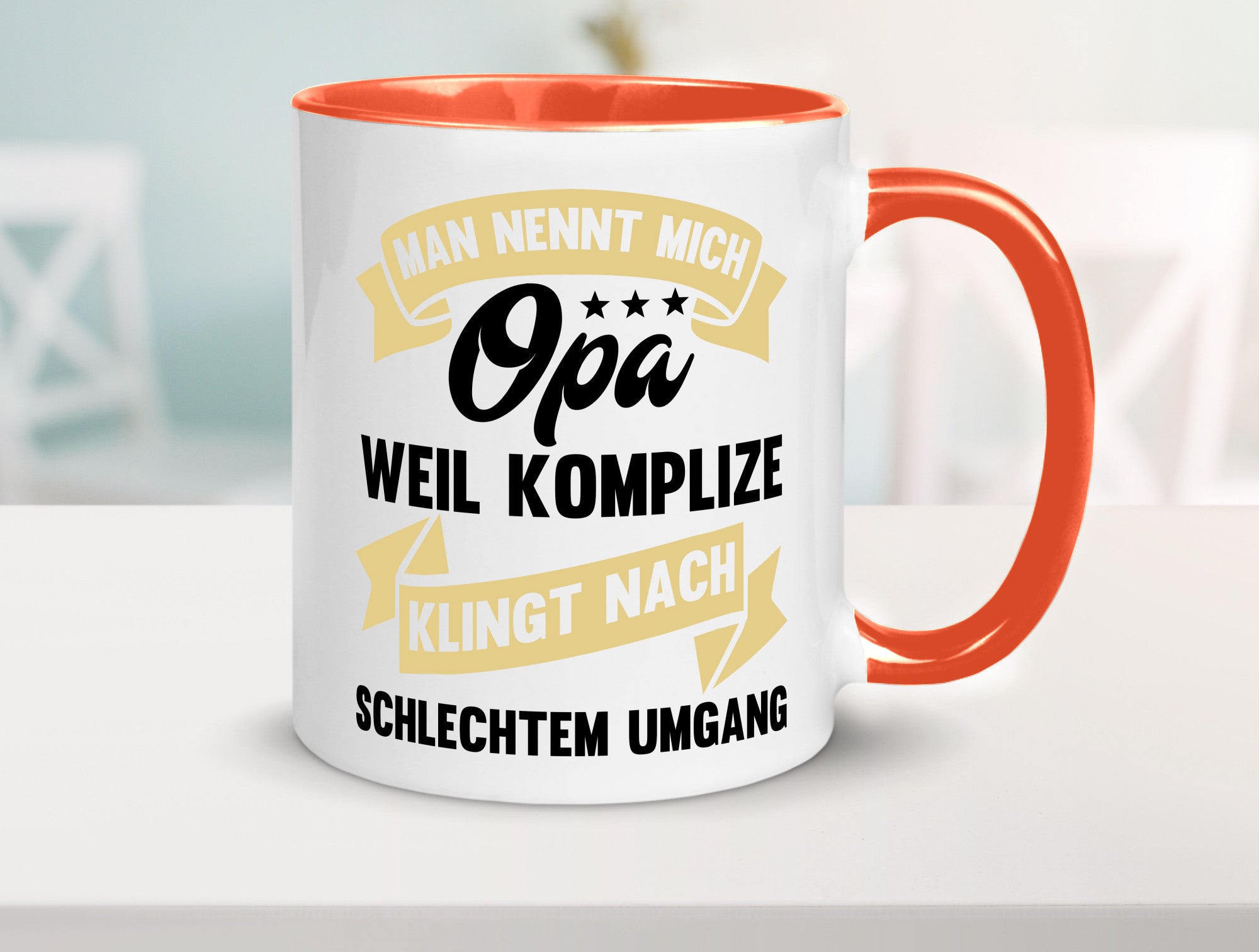 Man nennt mich Opa | Bester der Welt Humor Familie Geschenkidee Tasse