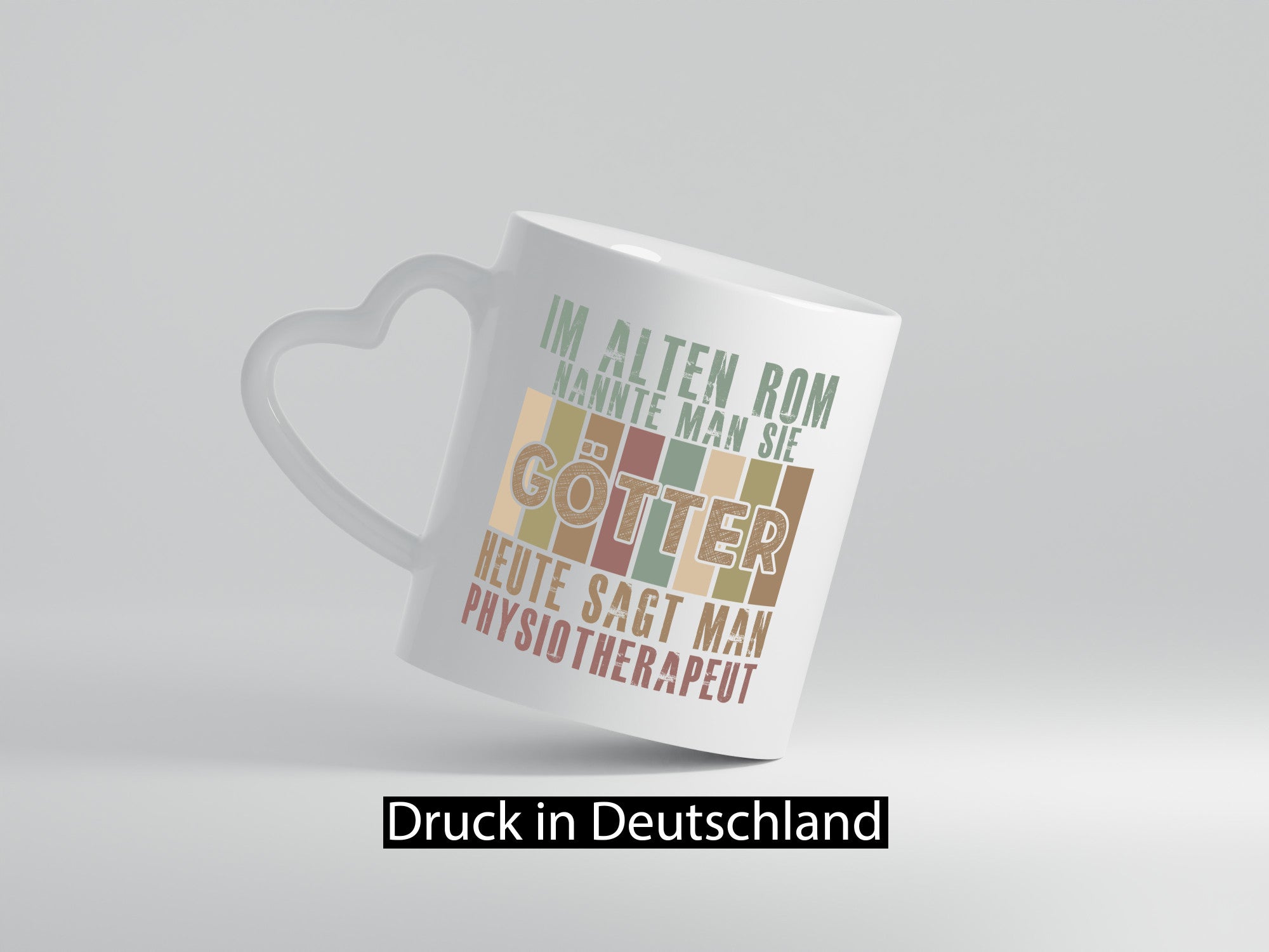 Heute sagt man: Physiotherapeut lustiger Spruch Geschenk Humor Geschenkidee
