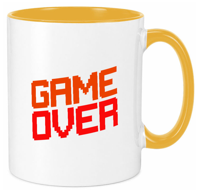 Game Over | Gamer Zocker Retro PC Nerd Pixel Geschenkidee Humor Tasse