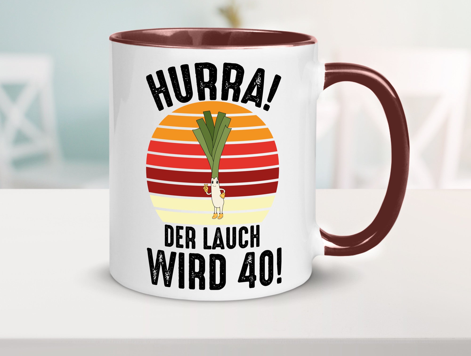 Hurra der lauch wird 40 | 40. Geburtstag Ehrentag Geschenk Geschenkidee