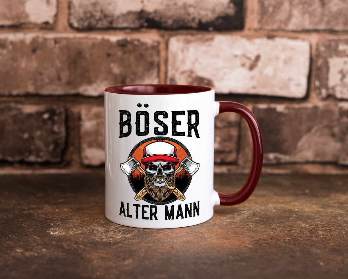 Böser alter Mann Humor Geschenkidee Tasse
