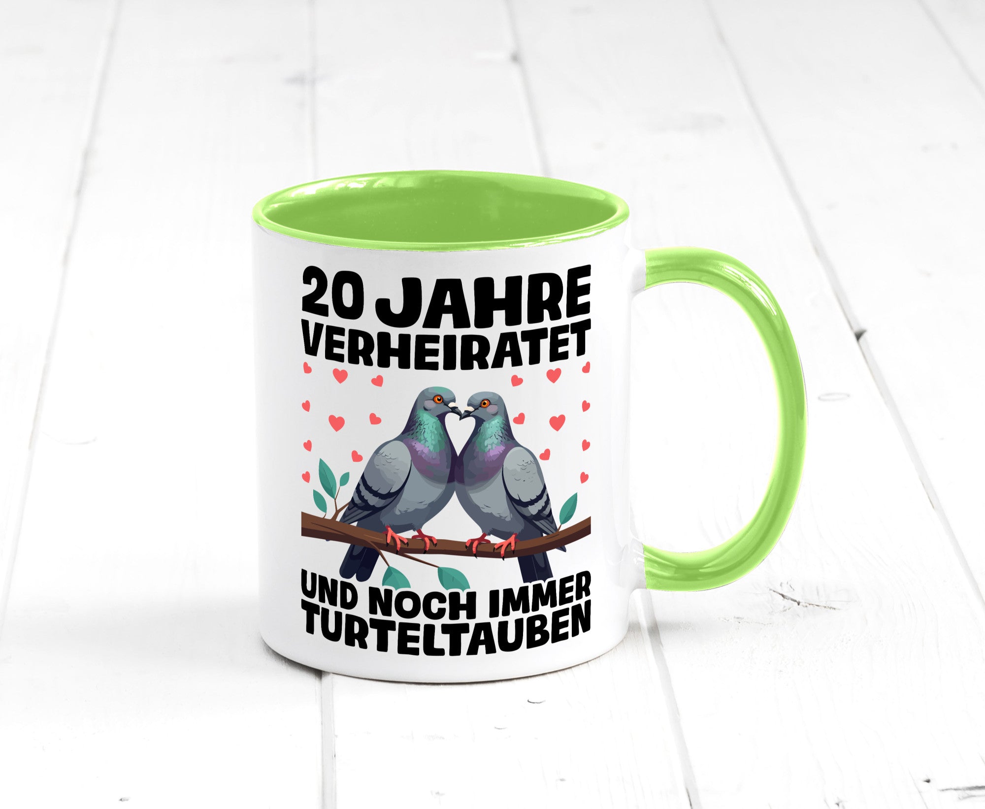 20 Jahre verheiratet | Turteltauben Ehe Ehepaar lustig Humor Geschenkidee