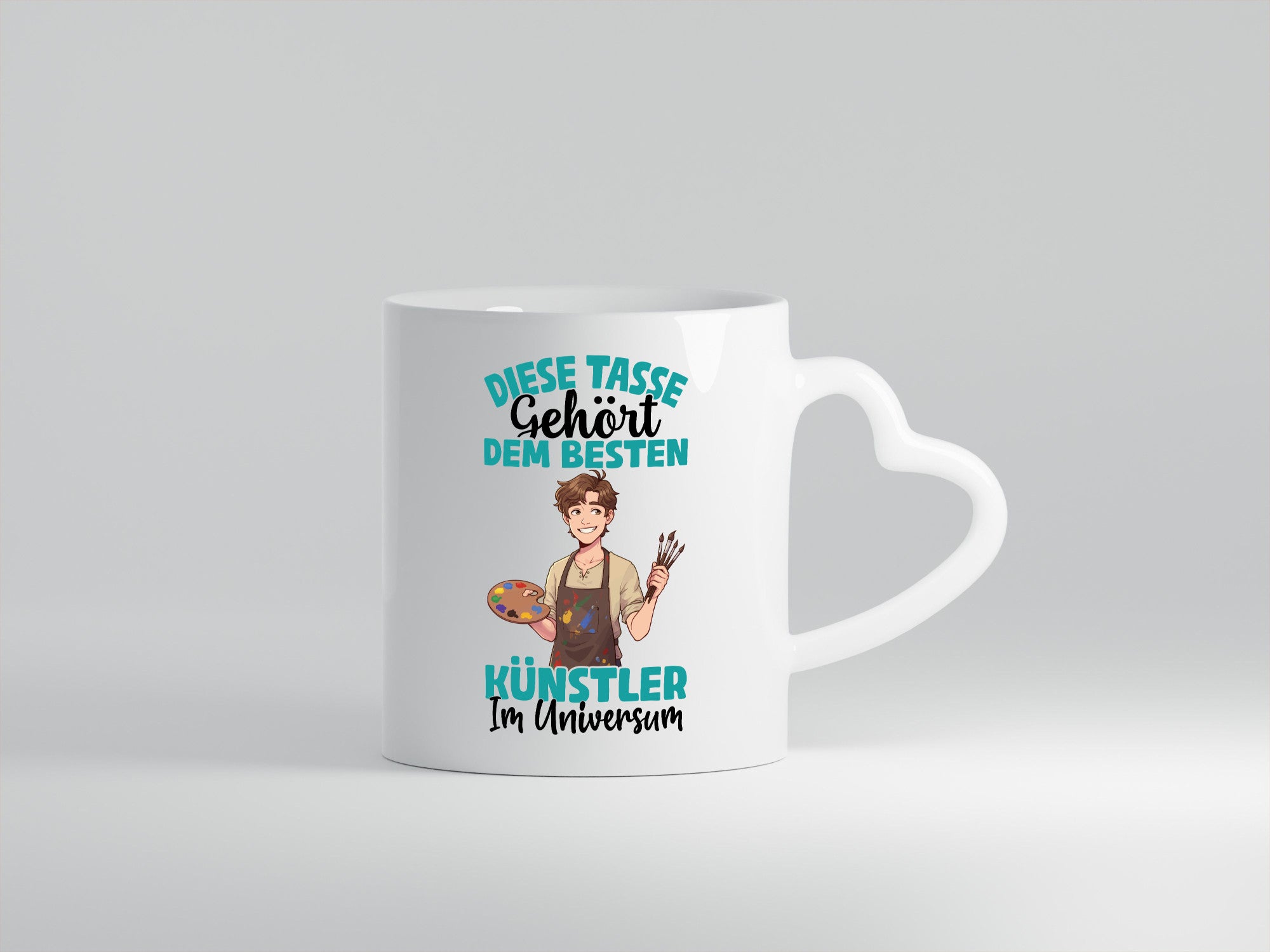 Im Universum: Künstler | Kunst Geschenkidee Humor Tasse