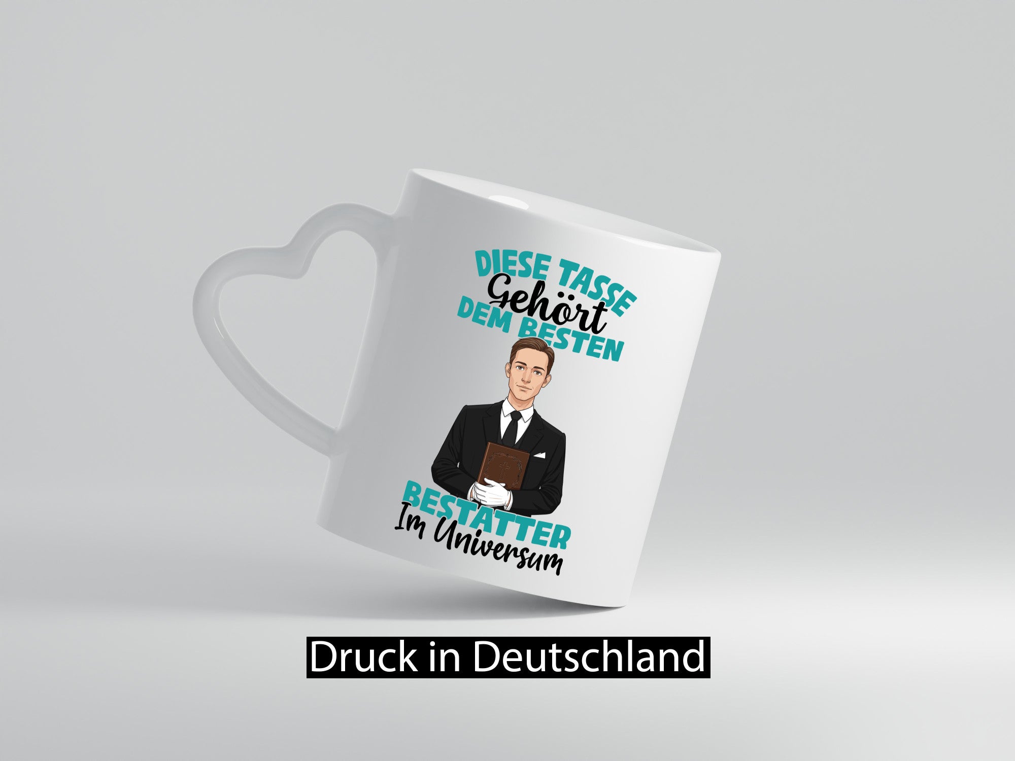 Im Universum: Bestatter | Bestattung Totengräber lustig Humor Geschenkidee