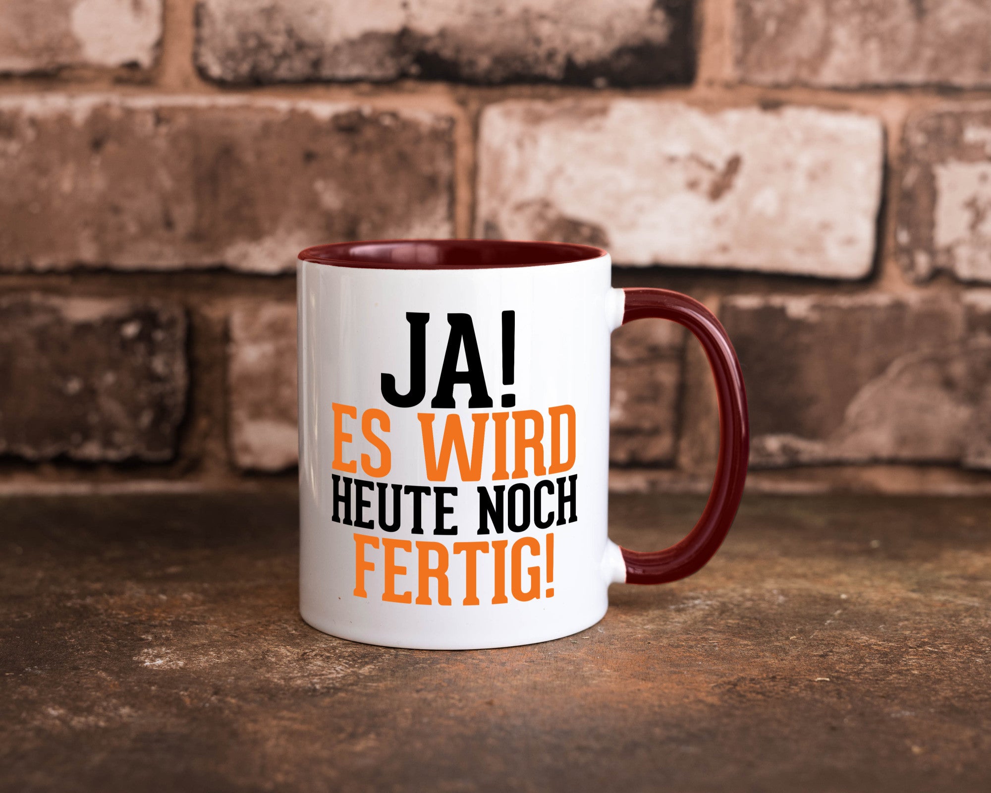Ja es wird heute noch fertig | Arbeit Kollegen Werkstatt Humor Büro