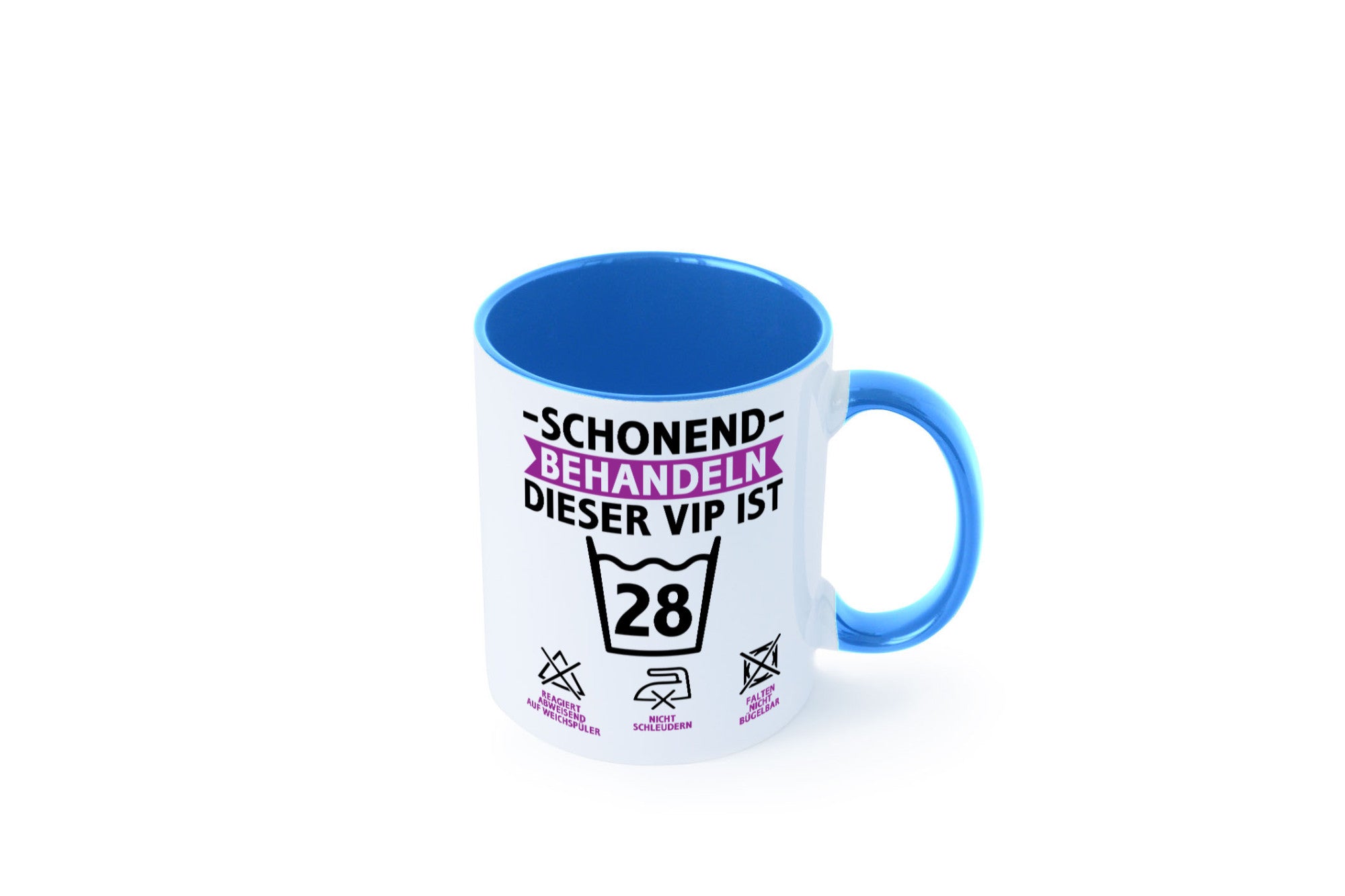28 Geburtstag | schonend behandeln Jahre Humor Geschenkidee Tasse