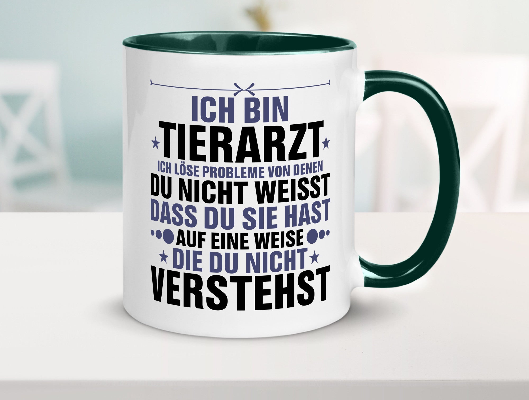 Löse Probleme: Tierarzt | Tiermedizin Mediziner Geschenk Tierliebhaber Humor