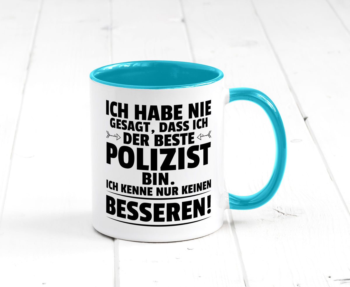 Der Beste Polizist | Polizei Humor Geschenkidee Tasse